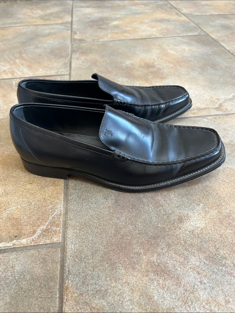 Tod's Classic Black Leather Slip-On Loafers - Men